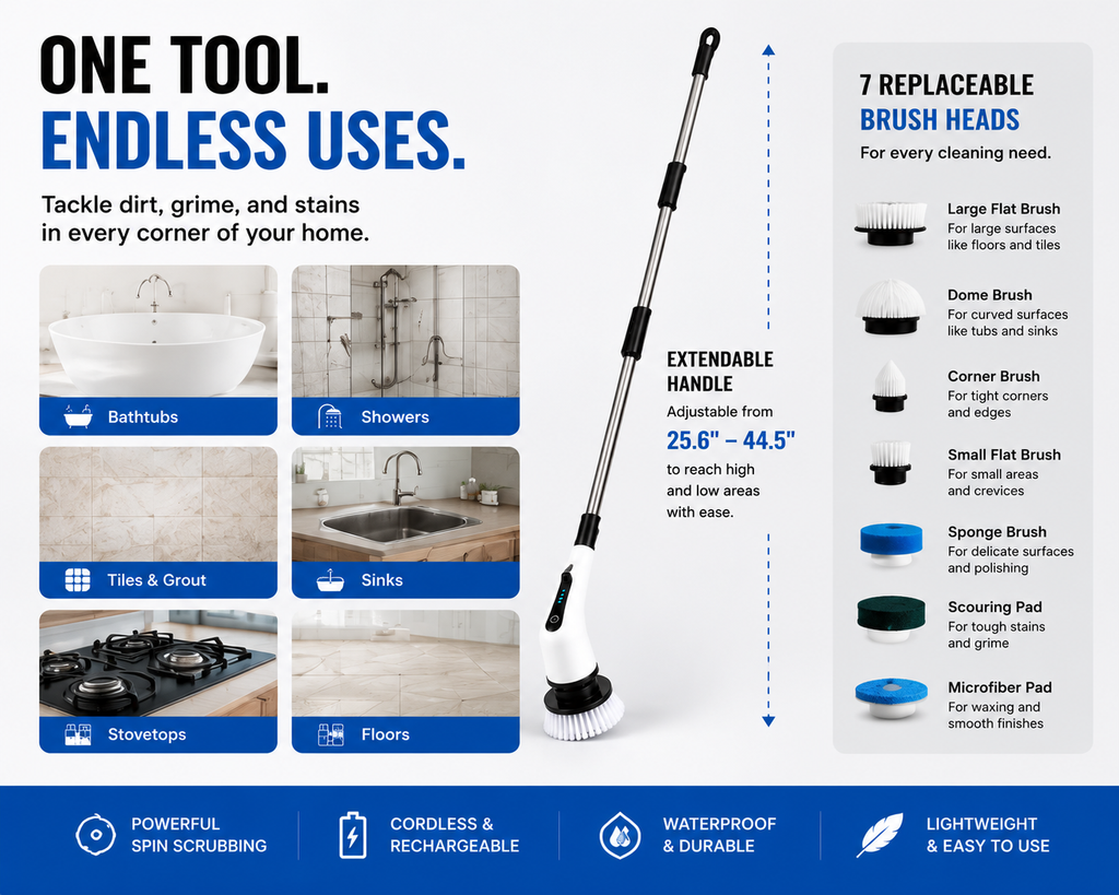 Spinova™ Electric Spin Scrubber
