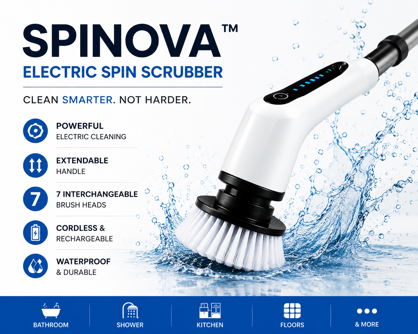 Spinova™ Electric Spin Scrubber